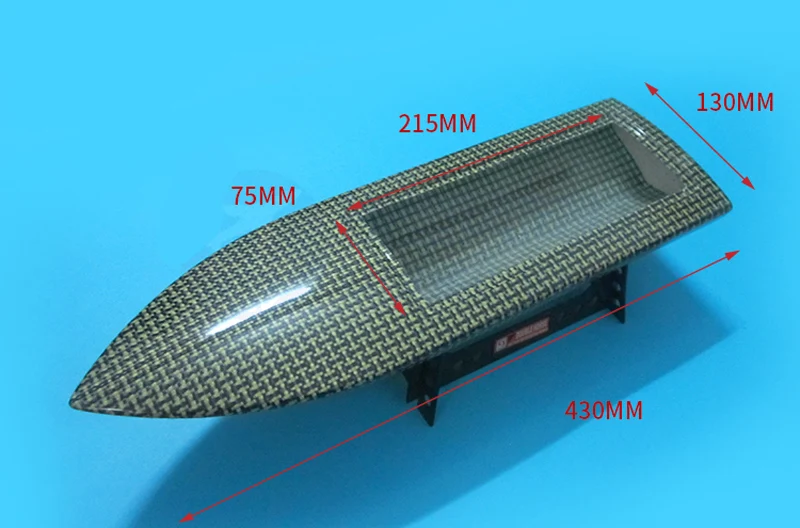 1 шт. RC Мини O корпус яхты смешанный углеродное волокно 430x130x48 мм корпус V дно DIY запасные части для гоночной электрической лодки корабль