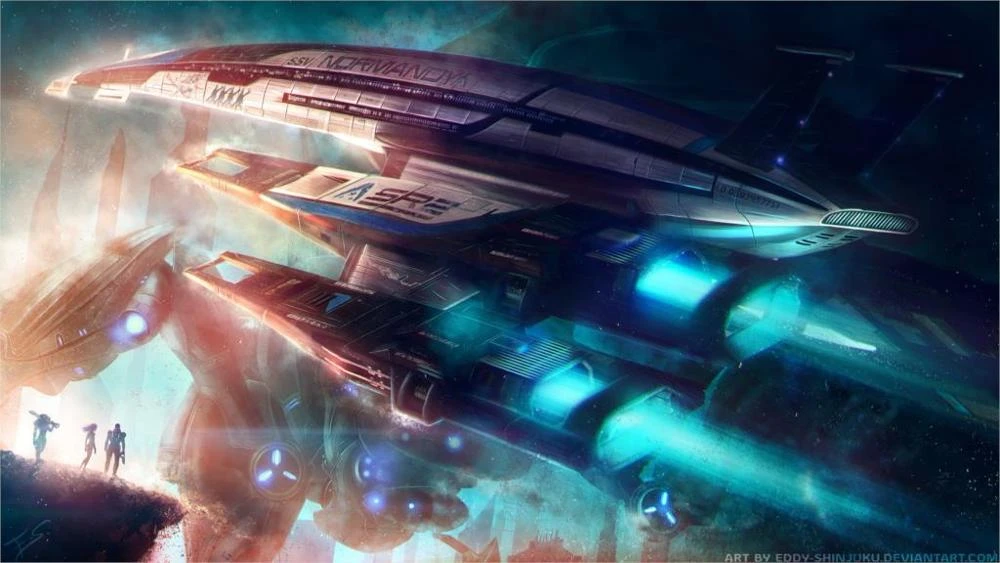 Mass Effect Normandy Sr 2 Video Games Home Decoration Canvas Poster Prints Poster Print Canvas Postermass Effect Aliexpress