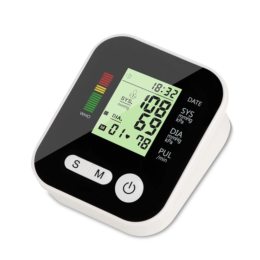 Automatic Blood Pressure Monitor LCD Digital Tonometer Meter Medical Equipment Measuring Blood Pressure And Pulse Rate