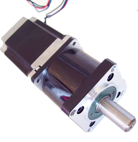 

57mm Planetary Gearbox Geared Stepper Motor Ratio 5:1 NEMA23 L 76mm 3A