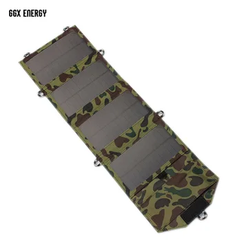 

USB 5V 8W Portable Folding Mono Solar Panel Charger Solar Mobile Phone Cellphone Charger High Quality 10pcs/lot Factory