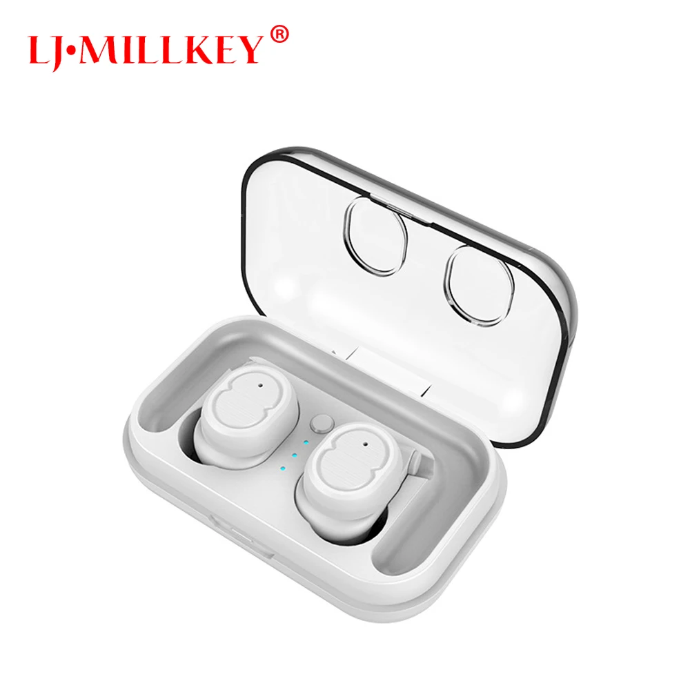 

TWS Bluetooth 5.0 Earphone True Wireless Stereo Earbud Waterproof Bluetooth Headset for Phone HD Communication Portable YZ206