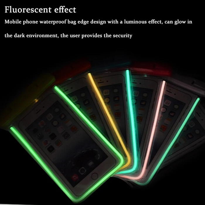 Waterdichte Zwemmen Mobiele Telefoon Gevallen Pouch Cover Touch Screen