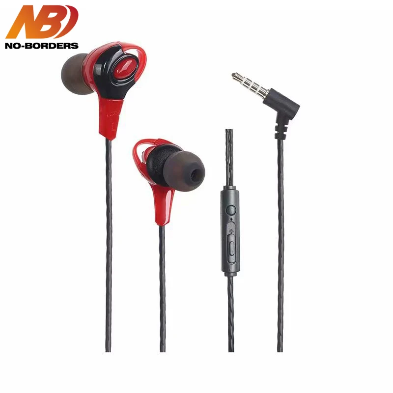 

NO-BORDERS 3.5mm Jack In-Ear Bass Stereo Earbuds MP3 Music Earphone Colorful Wired Earpieces Earbuds With Mic For iPhone,Samsung