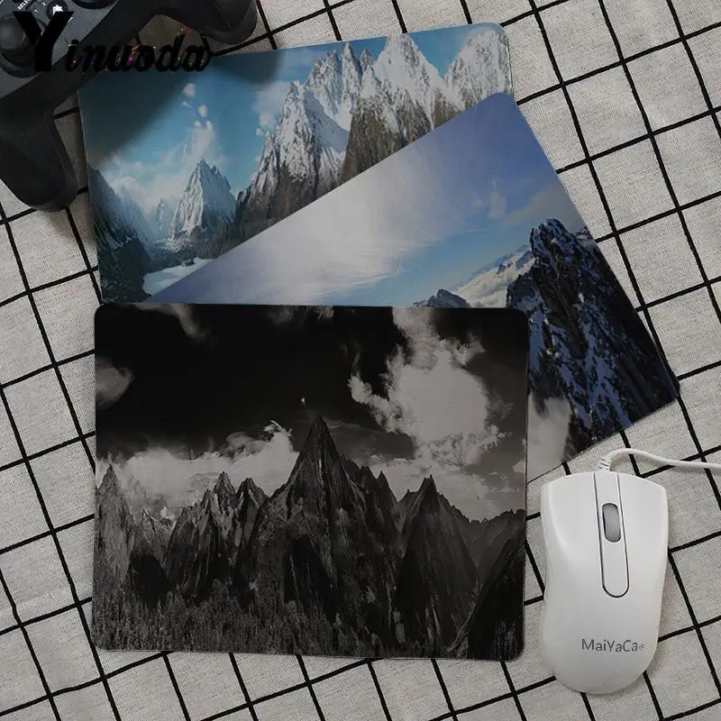 

Yinuoda Spectacular Swiss Mountains Gamer Speed Mice Retail Small Rubber Mousepad Game Mouse Pad Gamer Desk Mat Keyboard Mat
