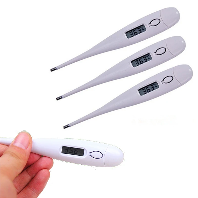 

Hot Digital Electronic Thermometer Soft Tip Fever Thermometer Body Temperature&ovulation Measurement for Baby&Children&Adults