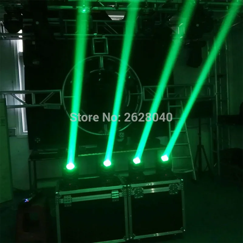 4x10 Вт и 1x10 Вт мини-двойной LED Уход за кожей лица перемещение головы пятно света этап диско DJ dmx лампы мерцающий лазерное шоу партия