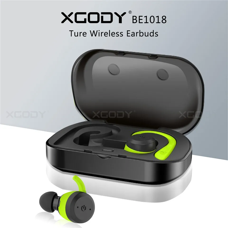 XGODY BE1018 беспроводные наушники Bluetooth 5,0 с шумоподавлением TWS наушники с зарядной коробкой микрофон наушники для телефона