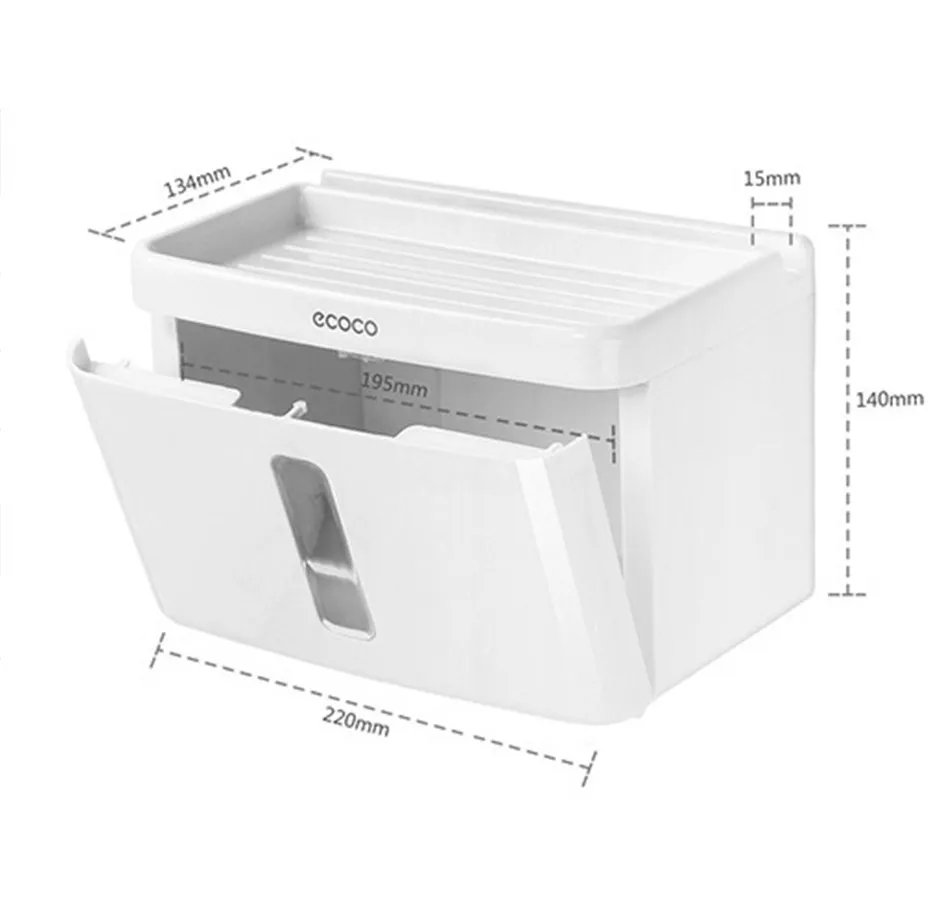 ONEUP водонепроницаемый держатель для туалетной бумаги настенный ящик для хранения гигиеническая ткань стойка для кухни ванной комнаты портативный держатель для туалетной бумаги