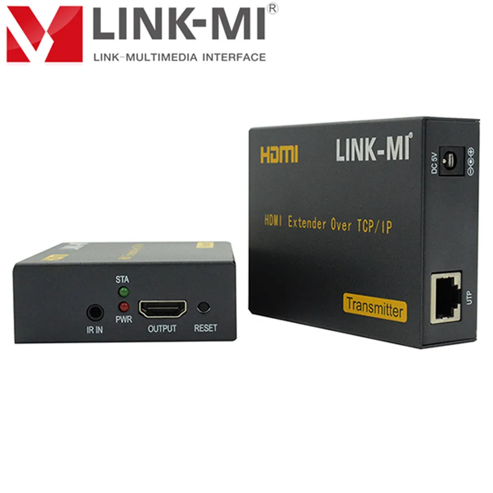LINK MI DT103 HDMI удлинитель видео аудио сигналов до 120 метров над одним CAT5e/6 UTP RJ45 1920*1080 P @