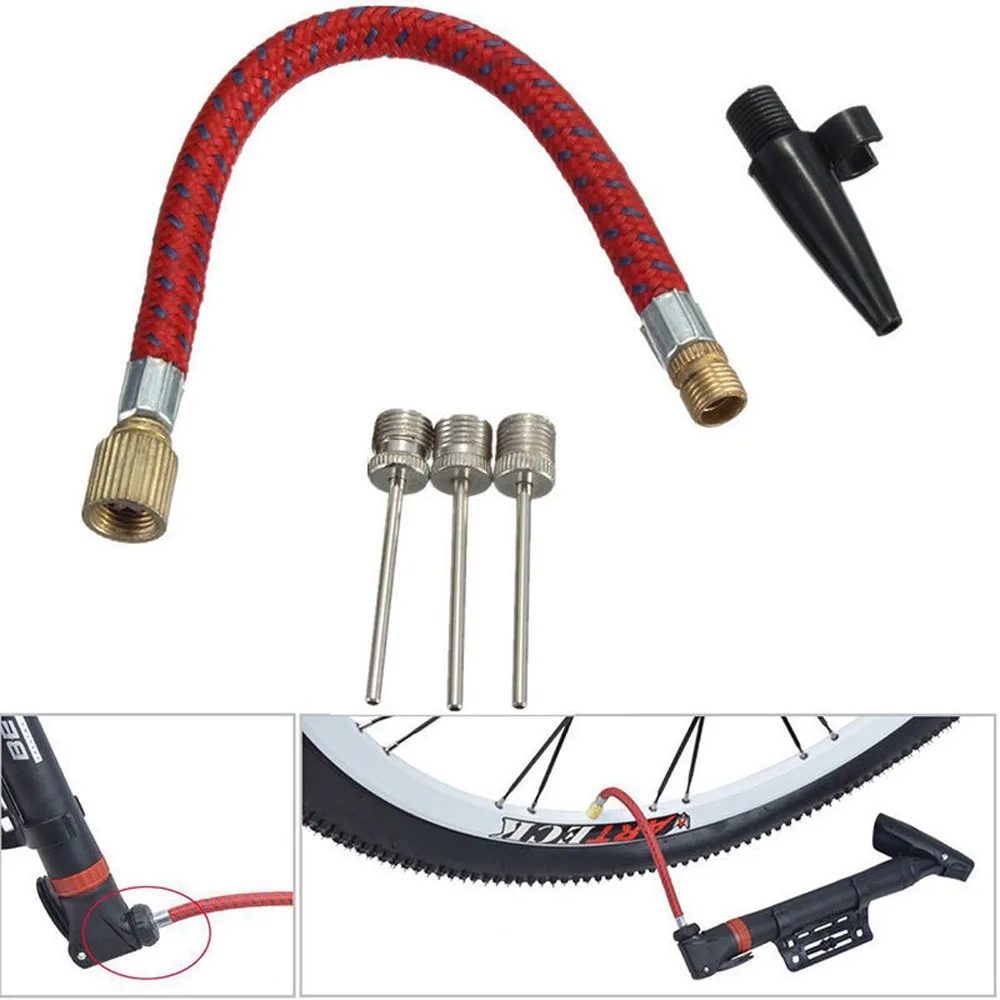 Mountain Bike Adapter Tube Gas Pipe Line Inflatable Pneumatic Accessories High Quality nozzles bike accessories Outdoor *30