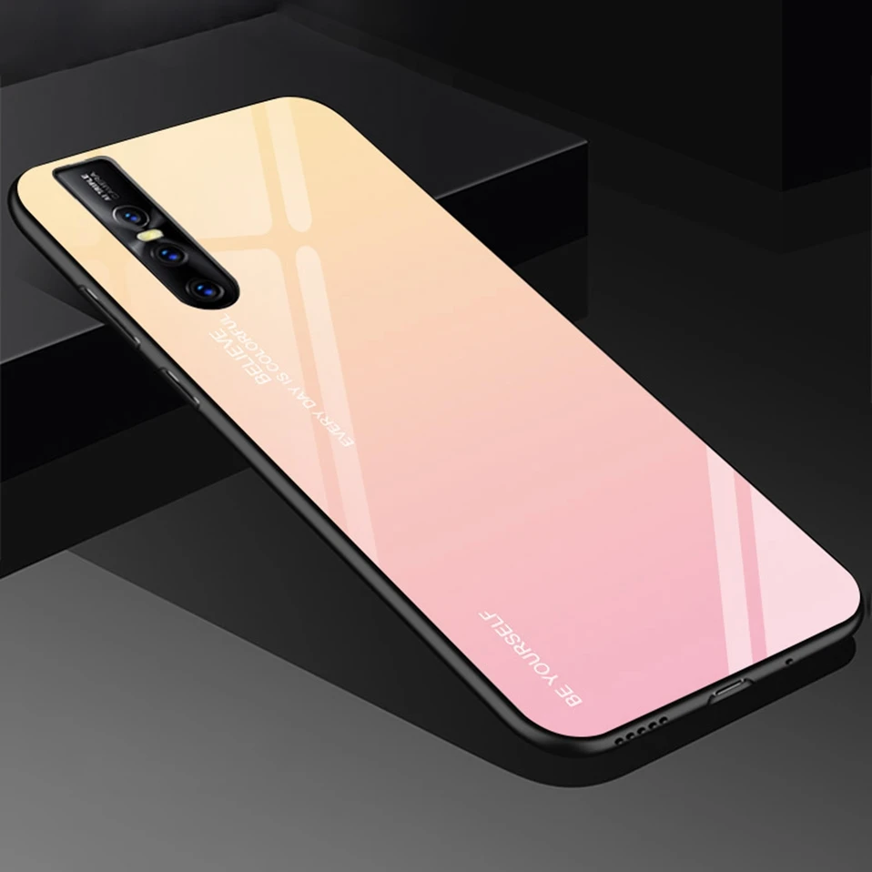 Glass Case for Vivo V15 Pro V9 V11i Y85 IQOO S1 Nex A Cover Luxury V15pro Phone Case for Vivo X21 UD X23 X27 V15 Z1 Z1i Z3 Z3i  (17)