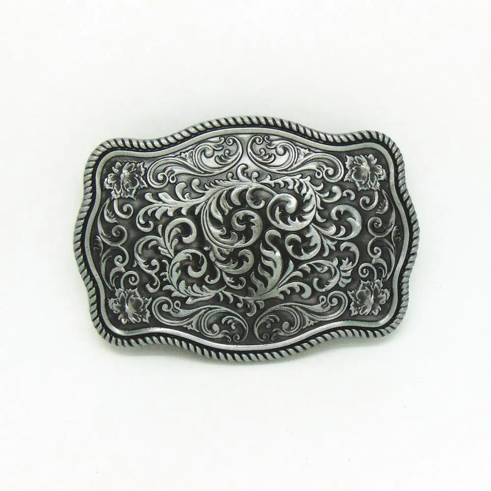 Western buckle pattern zinc alloy wear resistant luxury restoring ...