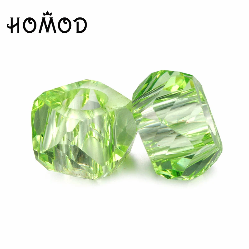

SPINNER 1 PCS Green Crystal Charm Beads Fit Pandora Charm Bracelet for Women Jewelry Accessories DIY Wholesale