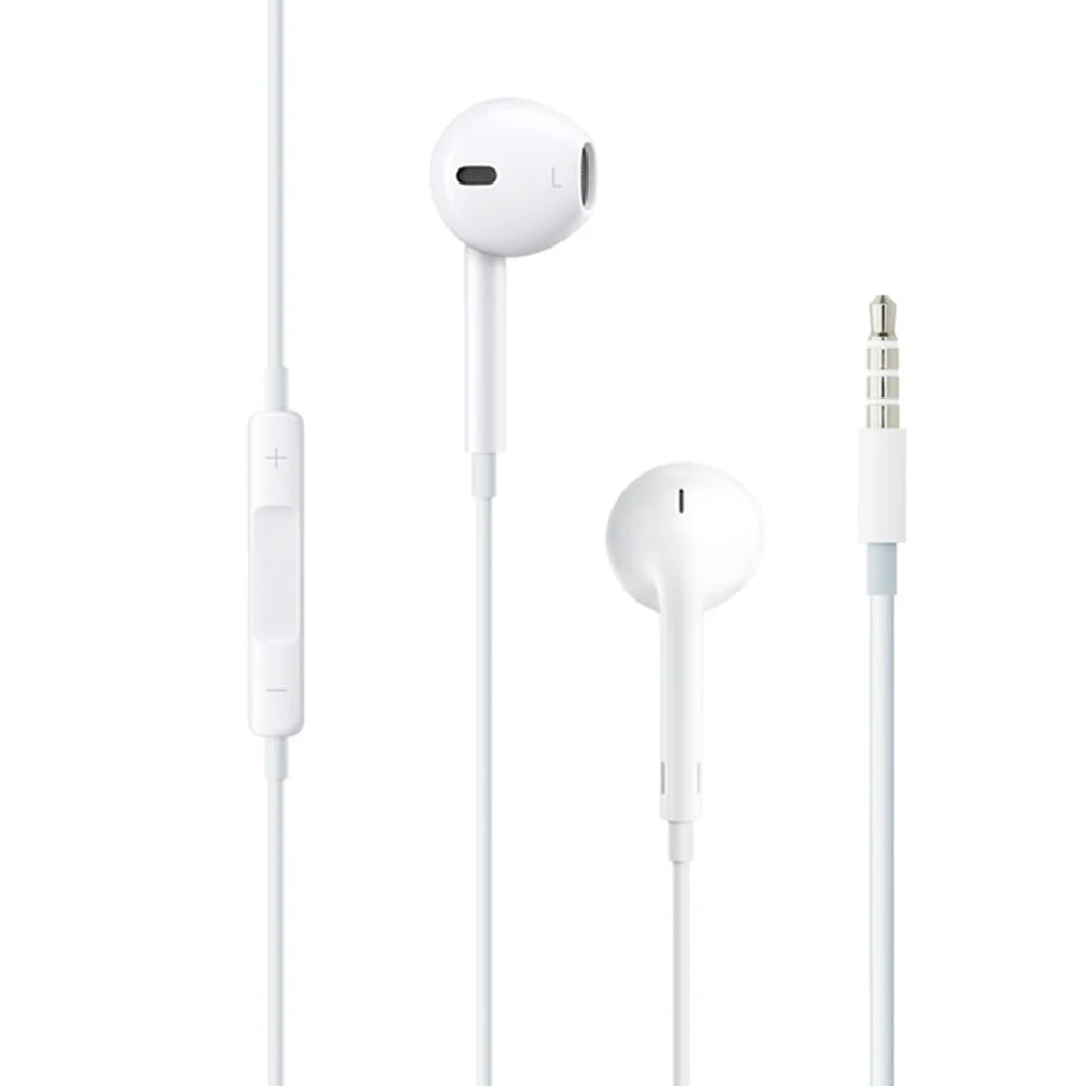 Apple EarPods с 3,5 мм разъем для наушников | Apple наушники для телефонов стерео в ухо наушники с микрофоном для iPhone iPad Mac