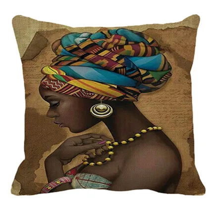 Модный дизайн картина с видами Африки художественное впечатление экзотическое украшение стиль диван пледы наволочка хлопок белье картина маслом подушка