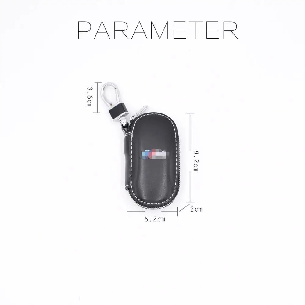 

1pcs 2019 New Vintage Genuine Leather Car key holder case for BMW Key Protective scirocco Cover free shipping