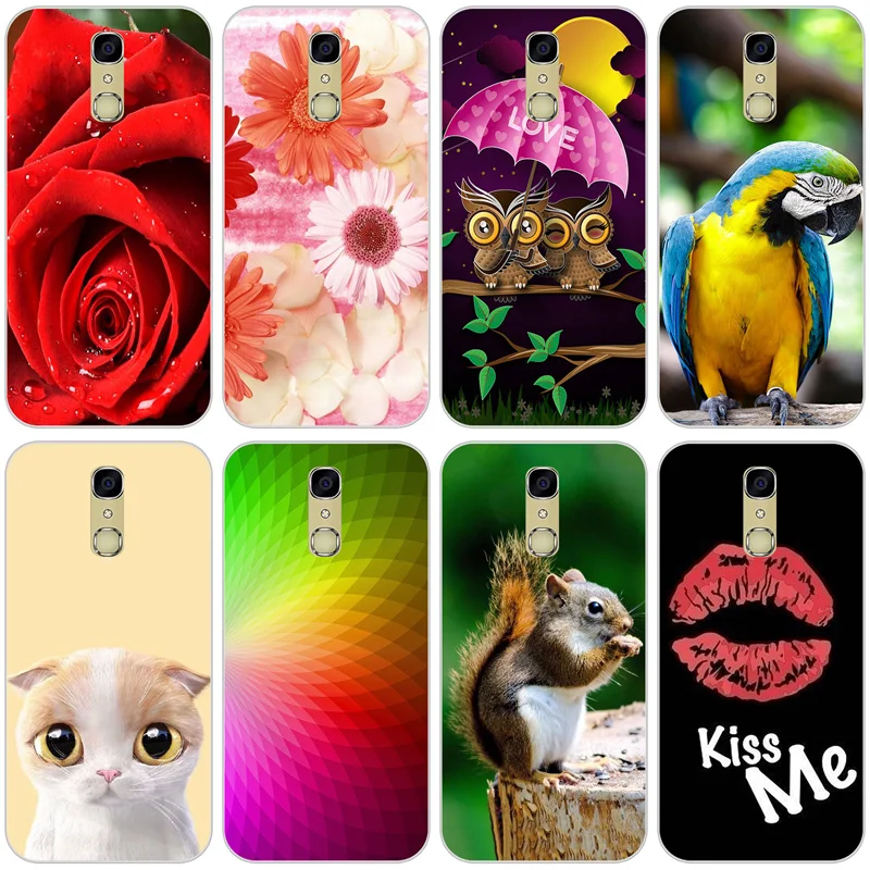 

Case Cover For Cubot X18 Soft Silicone TPU Cool Design Pattern Painted For Cubot X18 Phone Case Cute Cat Owl Animal Flower