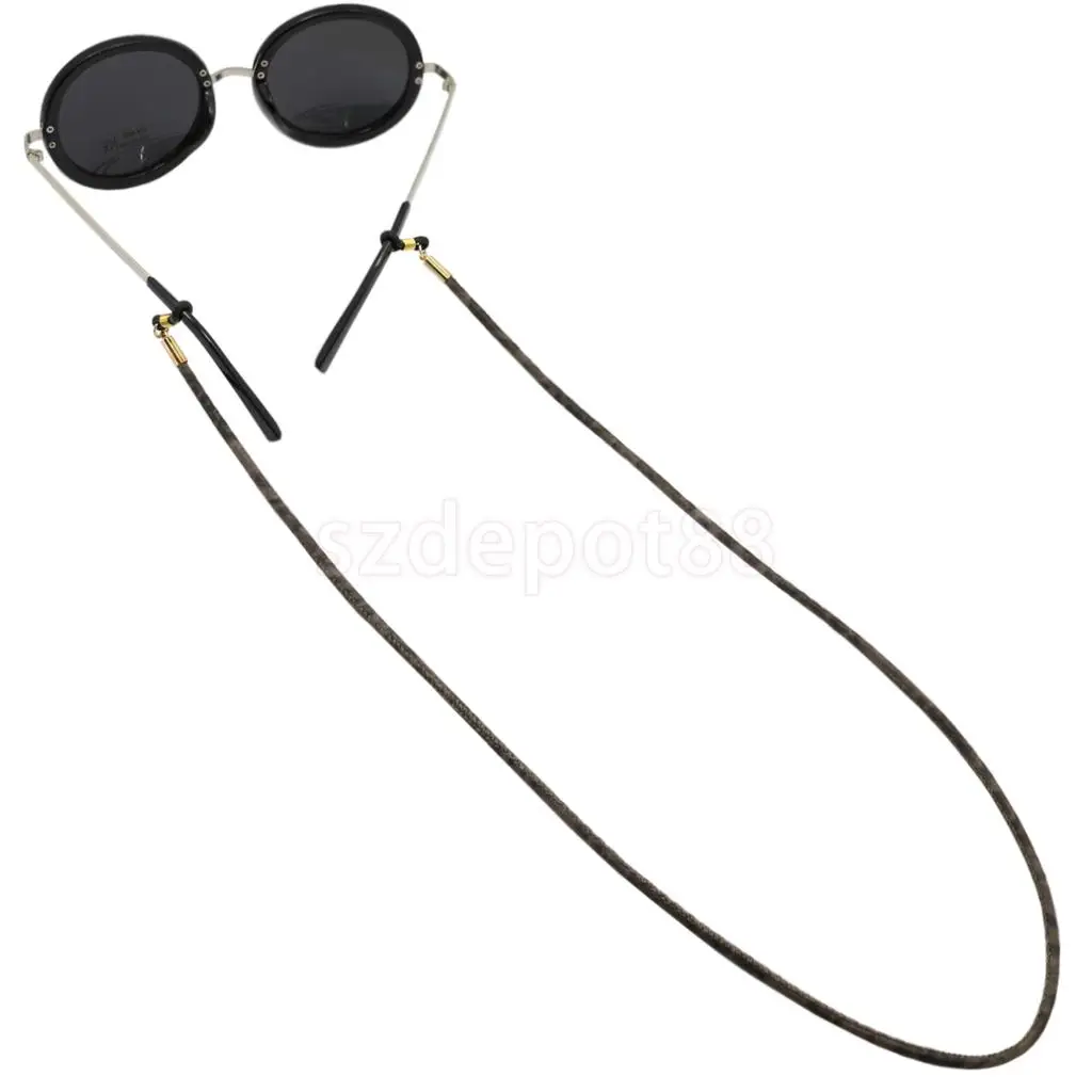 Eyeglasses Chain Sunglasses Rope Anti-slip PU Leather Spectacles String Holder Eyewear Reading Glasses Eyewear Cord 
