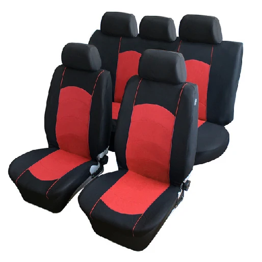 Универсальный чехол для сиденья 9 шт. для полного сиденья и 4 шт. для подушки безопасности переднего сиденья 3 цвета защита сиденья аксессуары для салона автомобиля - Название цвета: 9PCS RED General