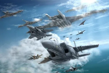

DIY frame ACE COMBAT fighter military battle airplane Poster Home Decorative Printing Silk Wall Poster Picture Print