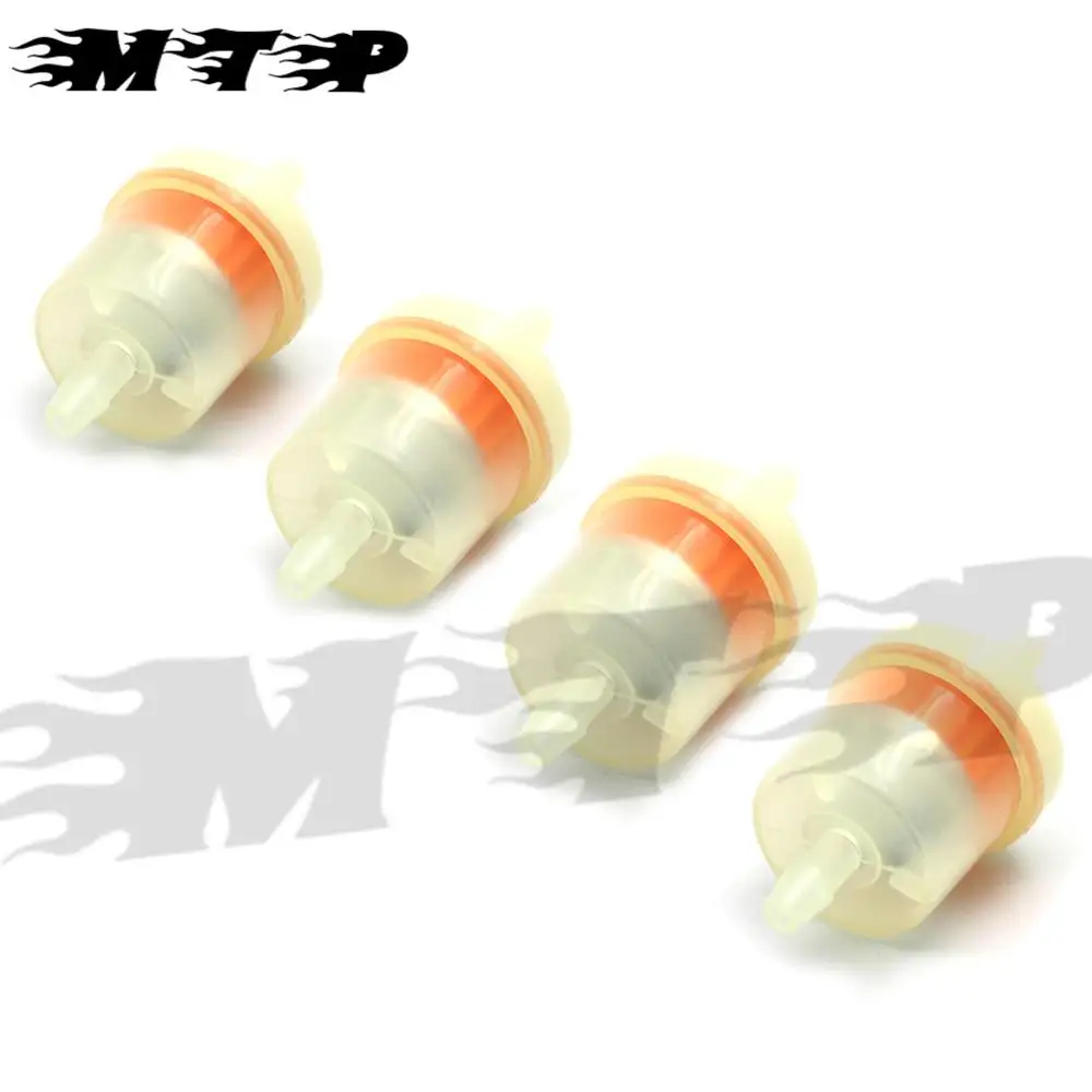 4PCS Universal Petrol Fuel Gas Filters oil filter For Moped Scooter Motorcycle Motorbike for KART ROKETA TAOTAO D15 | Автомобили и