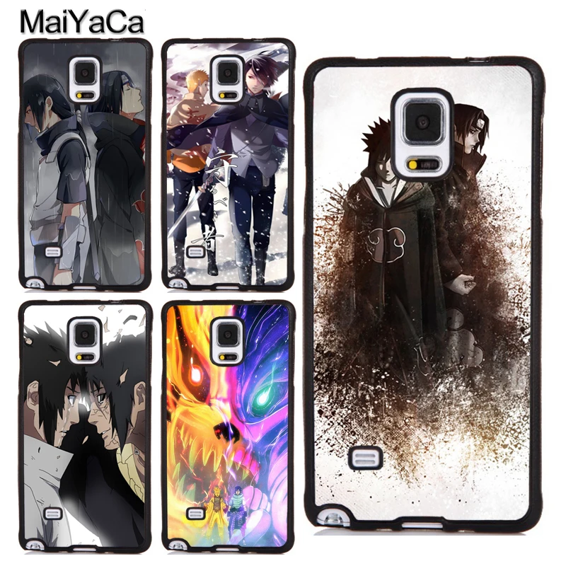 

MaiYaCa Naruto Shippuden Sasuke Itachi Phone Case For Samsung Galaxy S4 S5 S6 S7 edge S8 S9 S10 Plus Lite Note 9 5 8 Back Cover