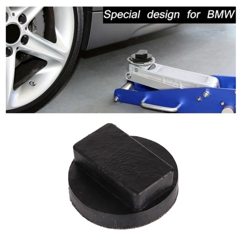 

Car Jack Pad Rubber Disc Pad Auto Vehicle Weld Jacking Lifting Disk Frame Protector Rail Floor Slotted Car Jack Guard Tool