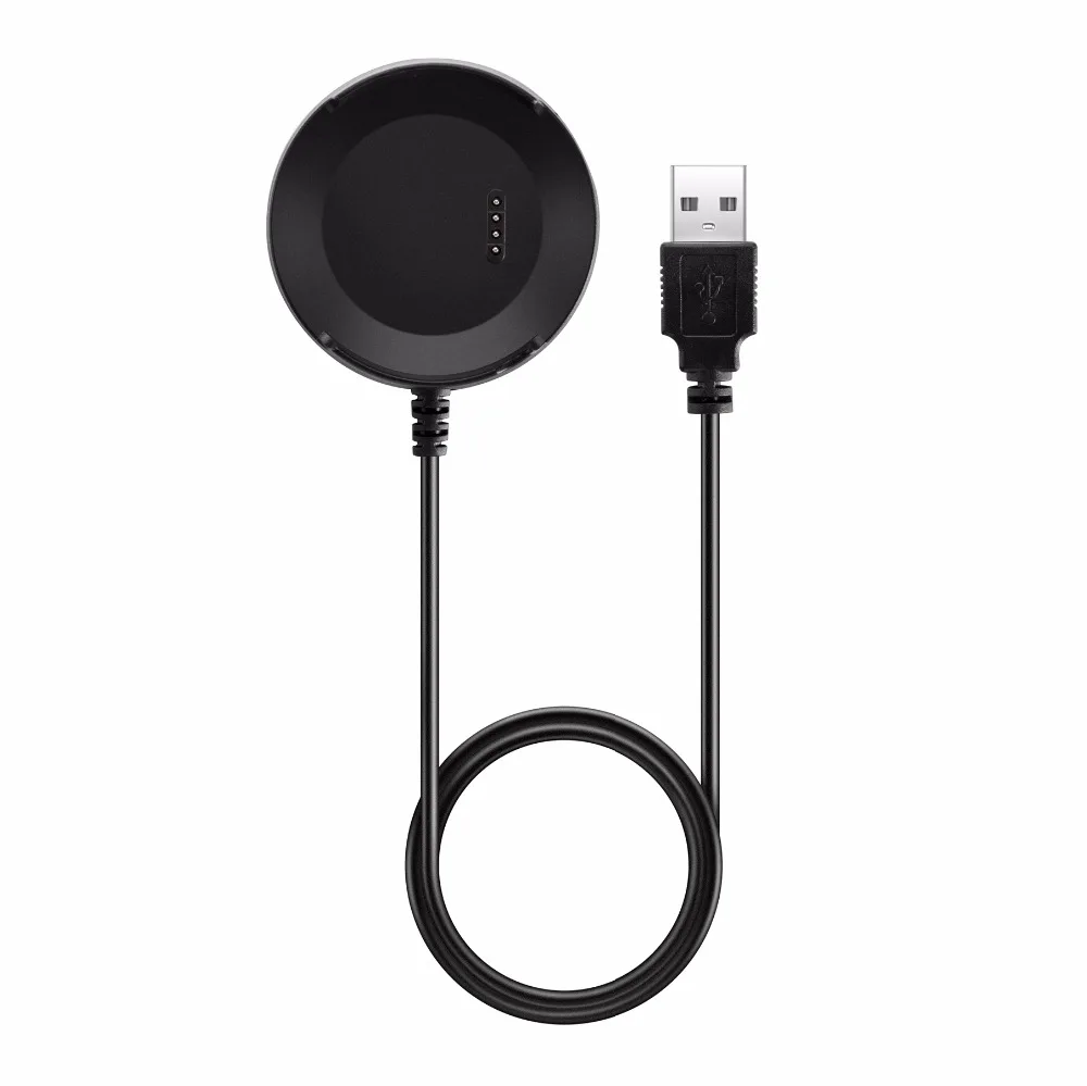 

1M Black USB Cable Fast Data Charging Clip Charge Base Dock Charger Cradle Line For ZTE Quartz ZW10 Smart Watch