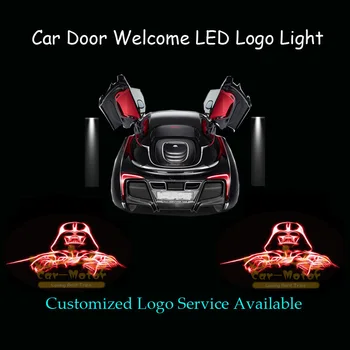 

2x Star Wars Darth Vader Logo Car Door Welcome Courtesy Laser Projector Puddle Spotlight Ghost Shadow LED Light (1032)