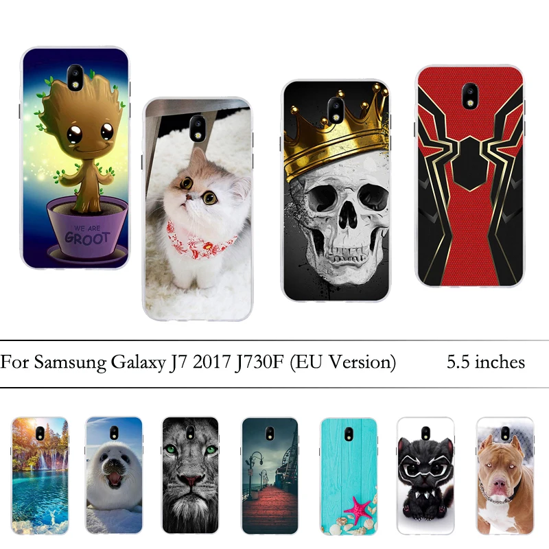 

Bumper Case For Samsung Galaxy J7 2017 J730F EU Case Soft TPU Silicone Back Cover for Samsung J7 2017 J730F Cover Fundas Coque