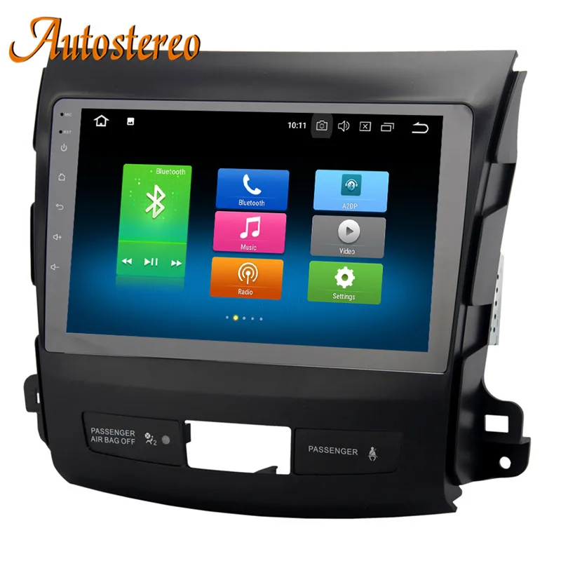 Discount Android 8 Car No DVD player GPS Navigation for Mitsubishi Outlander/Citroen C-Crosser/Peugeot 4007 radio DSP recorder head unit 1