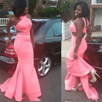 

Elegant Long Prom Dresses 2018 Sexy High V-Neck Trumpet Girl Backless Mermaid Velvet Burgundy African Prom Dress Evening Party