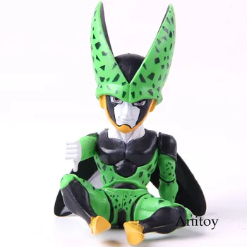 

Dragon Ball Z Action Figure Q Version DBZ Siting Cell PVC Collectible Model Toy