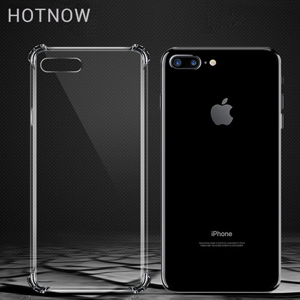 

HOTNOW Transparent Fitted phone case for iPhone 6S Anti-knock TPU case mobile phone case