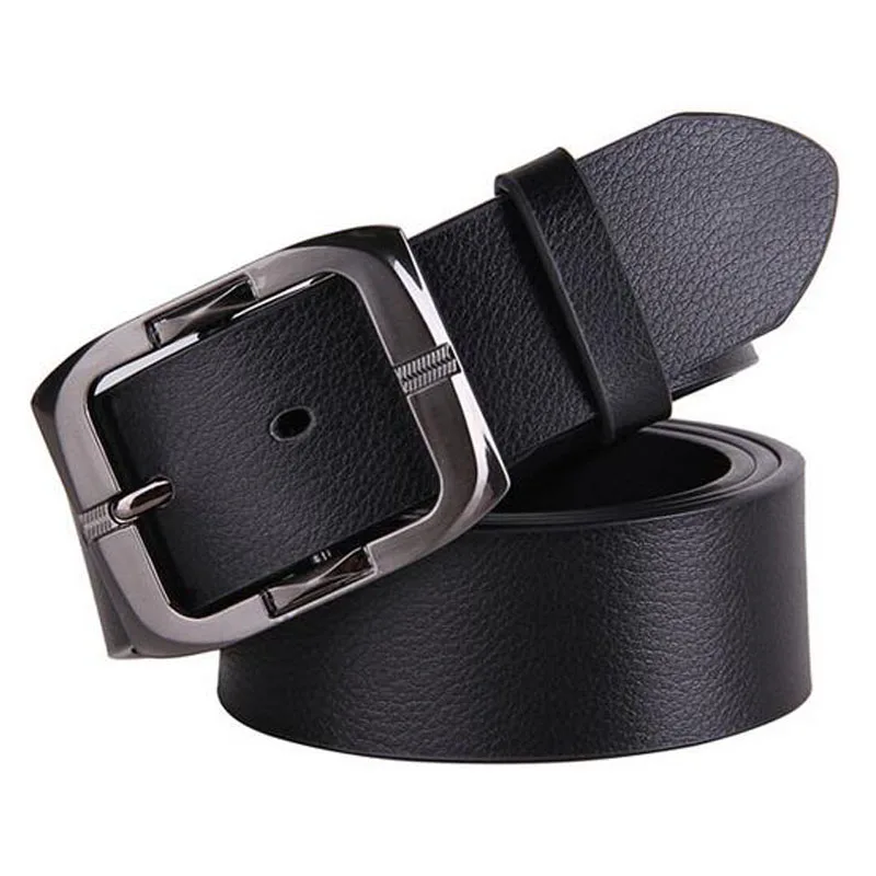 

2106 Fashion New Brand 5 Colors Metal Buckle Casual Belts for Men Pu Leather Men's Waist Belt