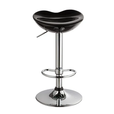 black color bar chair ABS material seat cafe house milk tea house stool design wholesale free shipping