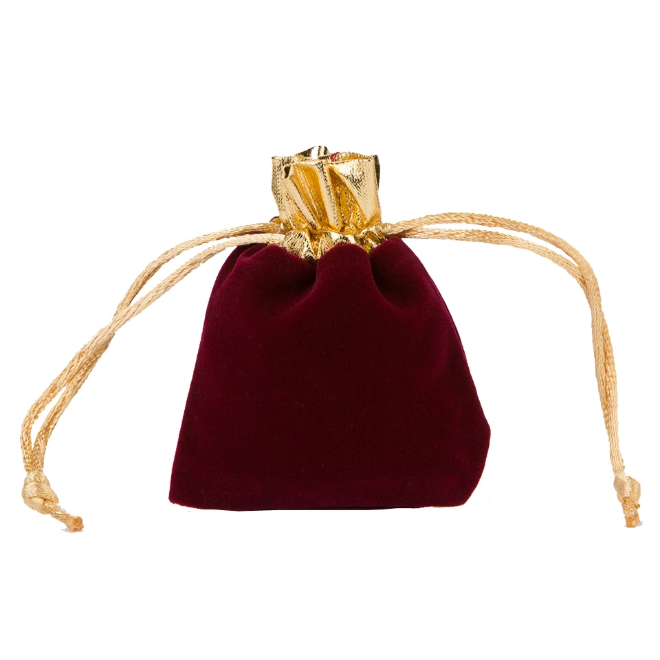 wine velvet bag