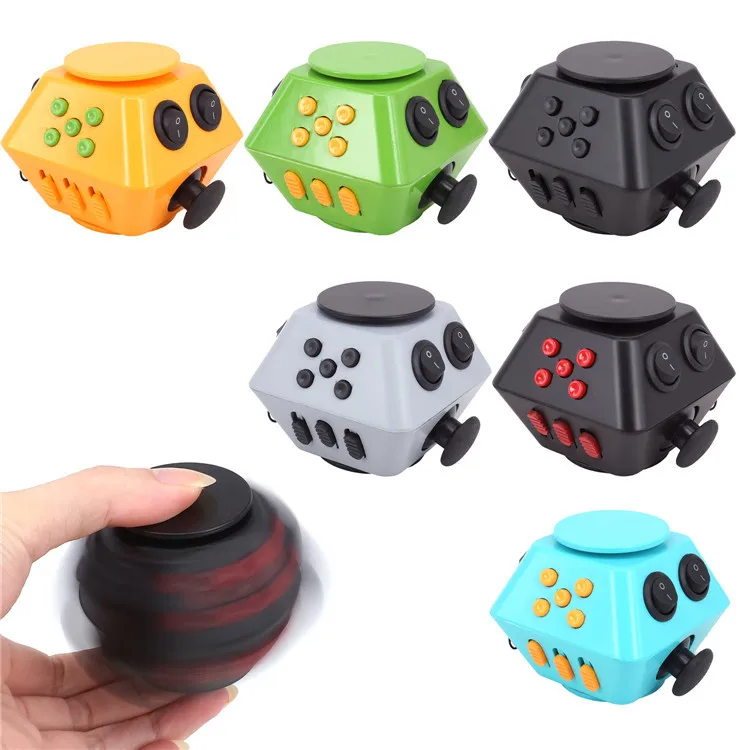 New Spinner Cube Antistress Magic Stress Cube Relieve Anxiety Boredom  Finger Cube ToyCombination Stress Upgraded - AliExpress