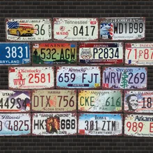 Автомобильный чехол для номерного знака, винтажный Ретро металлический оловянный знак, рамка для номерного знака, болты, плакат, табличка для бара, паба, клуба, настенный Декор для дома 30x16 см