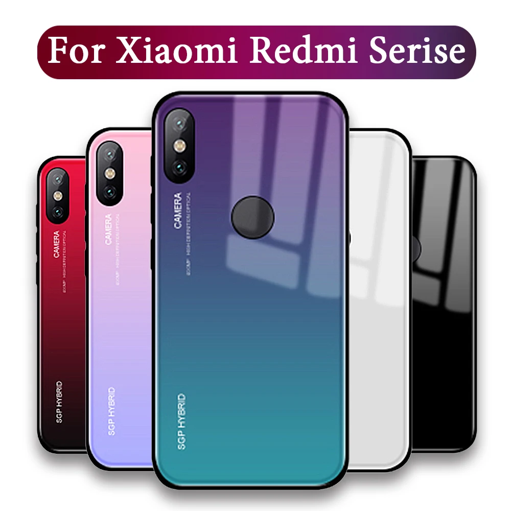 Стеклянный чехол для Xiaomi redmi 5a ksiomi remi Note 5A note5a 5plus 5 xiomi xaomi mi5 градиентные