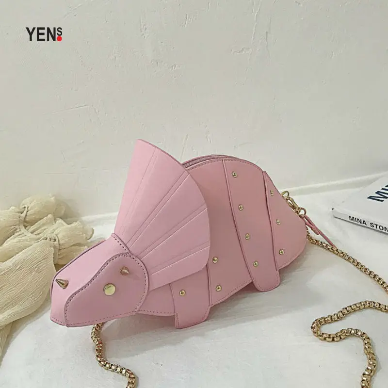 

Fashion Dinosaur Bag for Girl Cartoon Animal Handbag PU Mini Crossbody Bags Women Cute Summer Shoulder Bag Designer Dino Bags