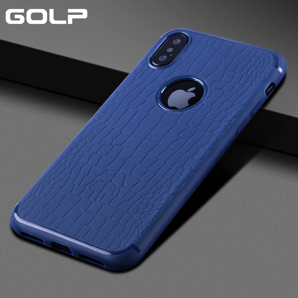 

Cover for iPhone X 6s 6 7 8 plus case, GOLP Soft TPU Silicone shell for iPhone Covers Coque for iPhone 7 plus 8 plus X Cases