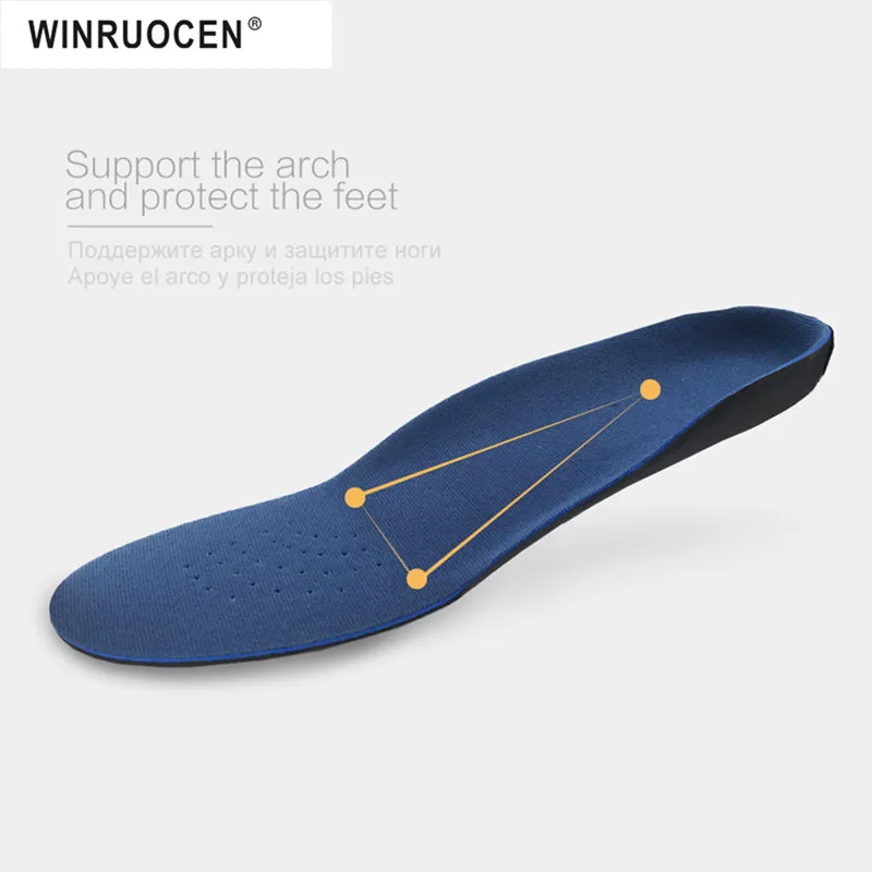 

WINRUOCEN Orthotic insoles EVA Adult Flat Foot Arch Support Orthotics Orthopedic Insoles for Men and Women Feet Health Care Pad