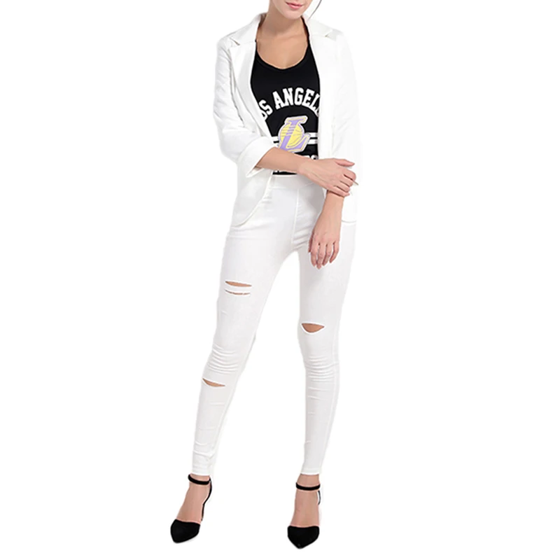 Kissmilk Plus Size Women Basic Office Lady Solid White Loose Coat Jacket Casual Turn Down Collar Long Sleeve Tops Blazer Kissmilk Plus Size Women Basic Office Lady Solid White Loose Coat Jacket Casual Turn Down Collar Long Sleeve Tops Blazer