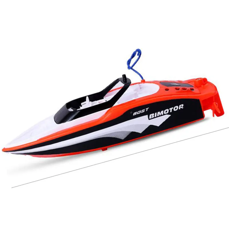 Микро RC гоночная лодка с дистанционным управлением скоростная лодка 2,4 ГГц перезаряжаемая Мини электрическая RC лодка мальчик подарок детская игрушка