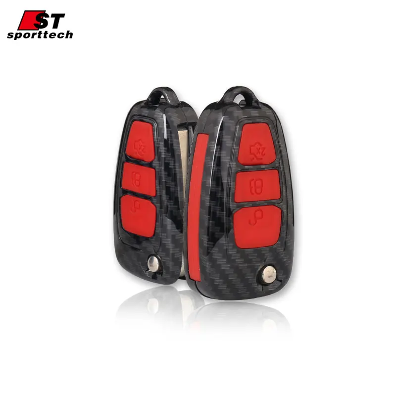 

Car Styling Keychain For Ford Focus/Fiesta/Mustang/Mondeo/Kuga/Eco sport/Edge/Exploror Key Ring Organizer Key Case Cover Holder