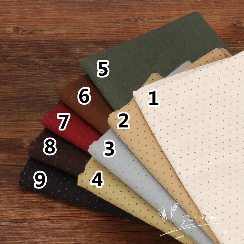 50*140 см Толстая мягкая Базовая Лоскутная японская пряжа окрашенная хлопковая ткань для шитья стеганых одеял узорная ткань для тильды