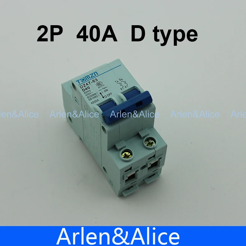 Автоматический выключатель 2P 40A типа D 240 В/415 В 50 Гц/60 Гц|breaker breaker|breaker barbreaker abb |