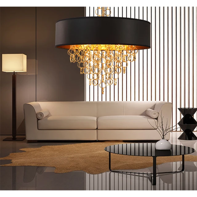 Moderne Nordic Gold Kwasten Eetkamer Hanglampen Black + Gold Cirkel ... Moderne Nordic Gold Kwasten Eetkamer Hanglampen Black + Gold Cirkel ...
